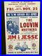 1960_THE_LOUVIN_BROTHERS_Original_Grand_Ole_Opry_Boxing_Style_Concert_Poster_01_oit