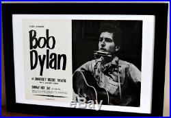 1963 BOB DYLAN SYRACUSE CONCERT POSTER (CORE) EXTREMELY RARE ORIGINAL 14 x 20