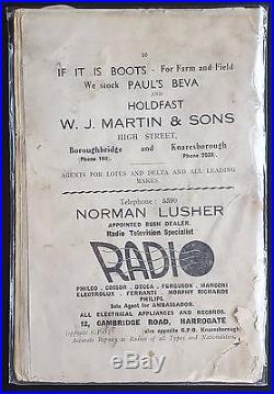 1963 THE BEATLES rare original concert poster (The Royal Hall, Harrogate) WOW