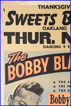 1964 Bobby Blue Bland Original Pre-Fillmore Boxing Style Concert Poster