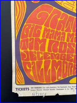 1966 BG-41 Grateful Dead Fillmore Concert Poster Bill Graham