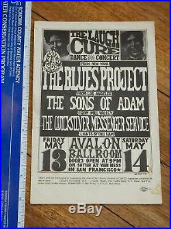 1966 The Blues Project Family Dog Avalon Concert Handbill Fd-8 Wes Wilson Art