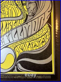 1967 BG-61 Buffalo Springfield Concert Poster Bill Graham Wes Wilson