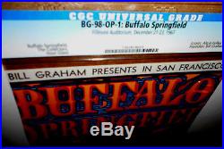 1967 CGC 10 GEM Fillmore-Buffalo Springfield Concert Poster BG-98-OP-1 RARE
