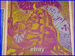 1967 Moby Grape, Baltimore Steam Packet At The Ark In Sausalito Concert Poster