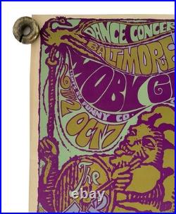 1967 Moby Grape Sausalito The Ark Psychedelic Concert Poster Gate 6 Sausalito