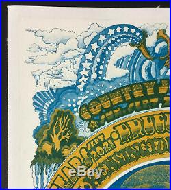 1968 1st Ever Rockpile Original Concert Poster Vtg Toronto Kensington Market