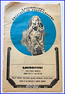 1968 LOS ANGELES FREE PRESS with Janis Joplin CONCERT POSTER AD Grateful Dead &