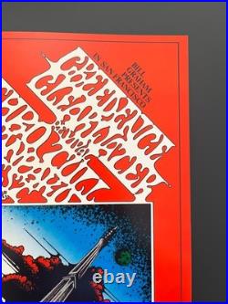 1969 BG-164 CCR And Jethro Tull Concert Poster Fillmore Bill Graham