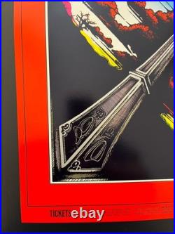 1969 BG-164 CCR And Jethro Tull Concert Poster Fillmore Bill Graham