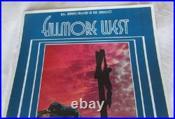 1969 Fillmore West Concert Poster BG-179 Iron Butterfly Spirit Bill Graham RARE