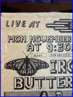 1969 IRON BUTTERFLY Rock & Roll Concert Flyer/Poster