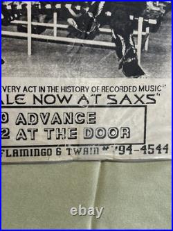 1969 IRON BUTTERFLY Rock & Roll Concert Flyer/Poster