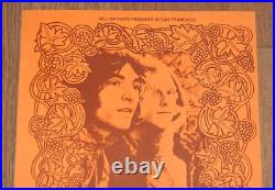 1969 Incredible String Band, Bill Graham Fillmore Concert Poster, Pat Hanks Art