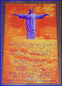 1970 Butterfield Blues Band Bill Graham Fillmore Concert Poster Bg 221 Singer