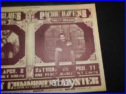 1970 Original Concert Poster BG-215A Moody Blues Richie Havens Tom Rush-ORIGINAL