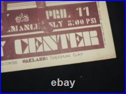 1970 Original Concert Poster BG-215A Moody Blues Richie Havens Tom Rush-ORIGINAL