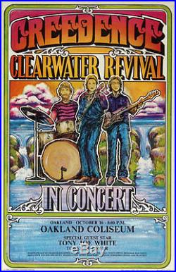 1971 CCR Tour Concert Poster (AOR 4.204) Creedence