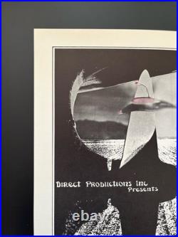 1971 Pink Floyd San Diego Community Concourse Concert Poster Original