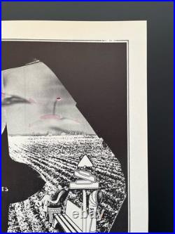 1971 Pink Floyd San Diego Community Concourse Concert Poster Original