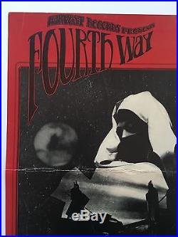 1971 Randy Tuten Fourth Way Werwolf Promo Poster Psychedelic Art Concert Psych
