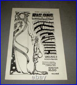 1972-ted Nugent-amboy Dukes-sherwood Forest-the Big One-concert-poster-org 17