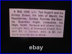 1972-ted Nugent-amboy Dukes-sherwood Forest-the Big One-concert-poster-org 17
