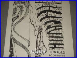 1972-ted Nugent-amboy Dukes-sherwood Forest-the Big One-concert-poster-org 17