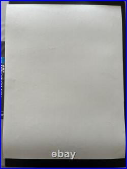 1975 Led Zeppelin Oakland Concert Poster Randy Tuten signed Original