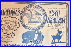 1977 Funky Meters & Clarence Gatemouth Brown Tipitina's Concert Poster