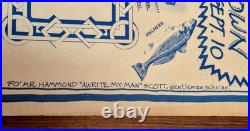 1977 Funky Meters & Clarence Gatemouth Brown Tipitina's Concert Poster