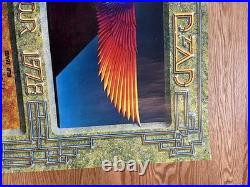 1978 AOR 4.239b Grateful Dead Rainbow Theater London Egypt Concert Poster