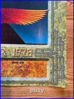 1978 AOR 4.239b Grateful Dead Rainbow Theater London Egypt Concert Poster