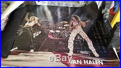 1982 Van Halen / David Lee Roth Concert Poster. Rare Original Van Halen Prod