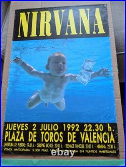 1992 Nirvana Concert Poster