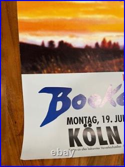 1993 Neil Young Concert German Tour Poster In Koln Tanzbrunnen With Booker T