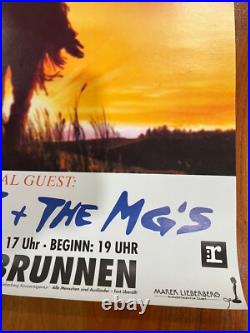 1993 Neil Young Concert German Tour Poster In Koln Tanzbrunnen With Booker T