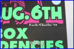 1994 Original Uncle Charlie concert poster #115/250 limited run-signed