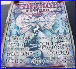 1996 FURTHUR FESTIVAL RATDOG CONCERT POSTER Grateful Dead Weir Michael Everett