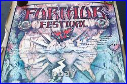 1996 FURTHUR FESTIVAL RATDOG CONCERT POSTER Grateful Dead Weir Michael Everett