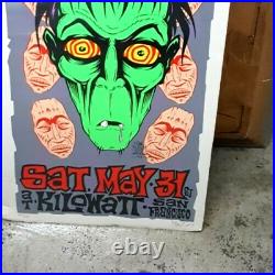 1997 ALAN FORBES Silkscreen print Concert POSTER Satan's Pilgrim's SIGNED #'ed