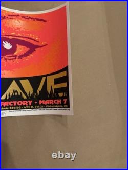 2003 Audioslave Original Concert Poster -Signed Numbered RARE SN 150 LE