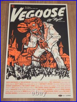 2005 Dave Matthews Vegoose At Night Festival, Las Vegas Concert Poster