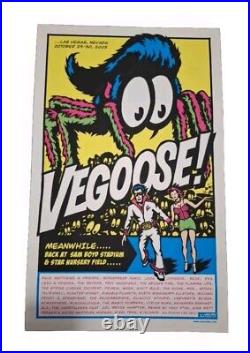 2005 RARE Ames Bros VEGOOSE Concert Poster With Concert Ticket From Show Oct 29