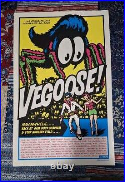 2005 RARE Ames Bros VEGOOSE Concert Poster With Concert Ticket From Show Oct 29