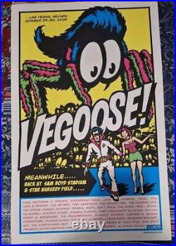 2005 RARE Ames Bros VEGOOSE Concert Poster With Concert Ticket From Show Oct 29