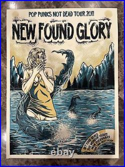2011 New Found Glory Pop Punks Not Dead Concert Tour Poster