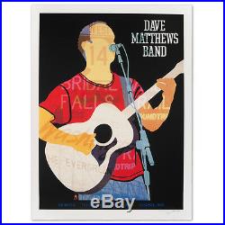 2012 Dave Matthews Band Gorge Night 2 Dave Silhouette 12 Concert Poster 9/1