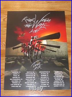 2012 ROGER WATERS PINK FLOYD THE WALL LIVE Concert Tour Poster