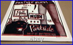 2012 Tav Falco & Panther Burns Concert Poster San Francisco Ca. Thee Parkside
